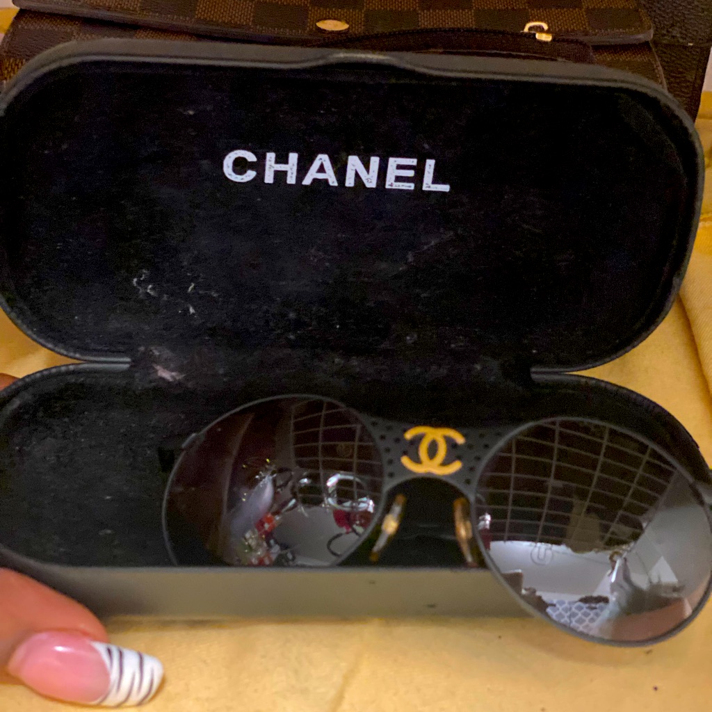 Chanel Bug Eye Sun Glass Vintage